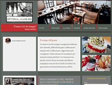 Tablet Screenshot of osteriaallecarceri.it